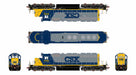 ScaleTrains Rivet 40772 HO Scale EMD SD40-2 CSX 8192 - DC (YN2 with Ditch Lights)
