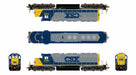 ScaleTrains Rivet 40774 HO Scale EMD SD40-2 CSX 8199 - DC (YN2 with Ditch Lights)