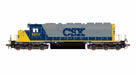 ScaleTrains Rivet 40776 HO Scale EMD SD40-2 CSX 8203 - DC (YN2 with Ditch Lights)