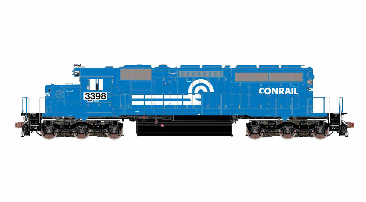 ScaleTrains Rivet 40791 HO Scale EMD SD40-2 Norfolk Southern NS 3398 - DCC & Sound (Ex CR Patch with Ditch Lights)