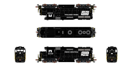 ScaleTrains Rivet 40973 HO Scale EMD GP30 Phase Ie Penn Central 2229 DCC and Sound Equipped
