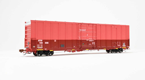 ScaleTrains Rivet 40991 HO Scale Trinity 60' 7500 12' Plug-Door High-Cube Boxcar Atlantic & Western ATW 140036 (Patched)