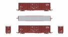 ScaleTrains Rivet 41003 HO Scale Trinity 60' 7500 12' Plug-Door High-Cube Boxcar Canadian National DWC 793480 (with Conspicuity Stripes)