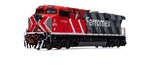 ScaleTrains Rivet HO GE ES44AC Ferromex Zebra