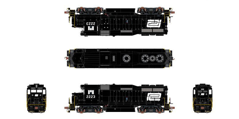 ScaleTrains Rivet HO Scale EMD GP30 Phase IE Penn Central 2223