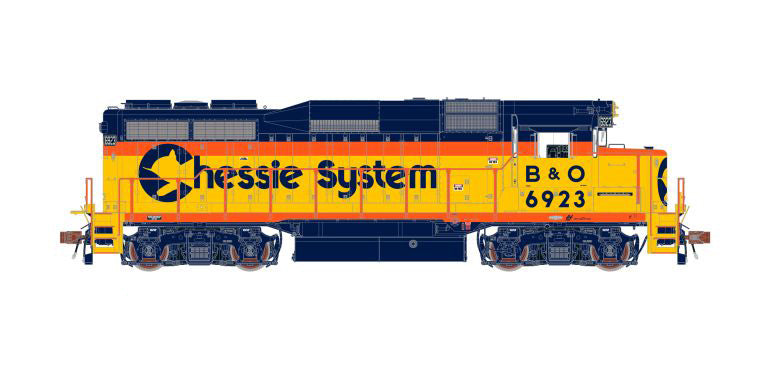 ScaleTrains Rivet HO Scale EMD GP30M Chessie System B&O 6923