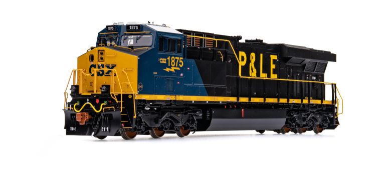 ScaleTrains Rivet HO Scale GE ES44AH GEVo Pittsburg and Lake Erie Heritage CSX 1875