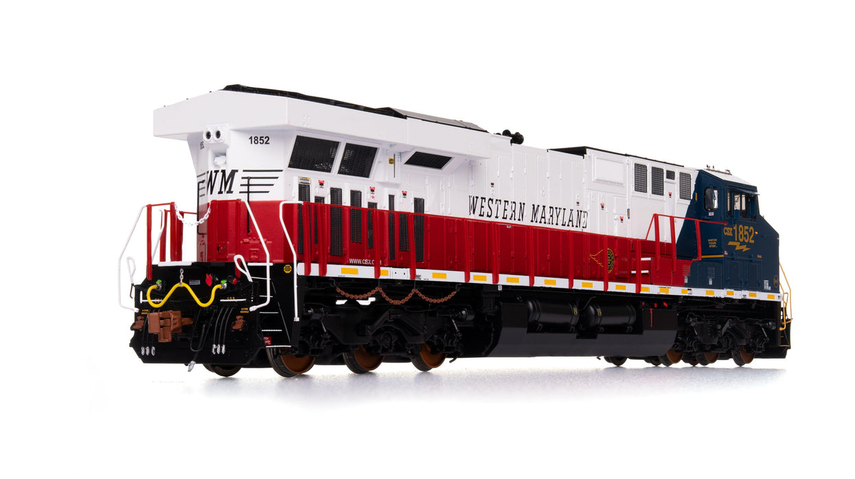 ScaleTrains Rivet HO Scale GE ES44AH GEVo Western Maryland Heritage CSX 1852