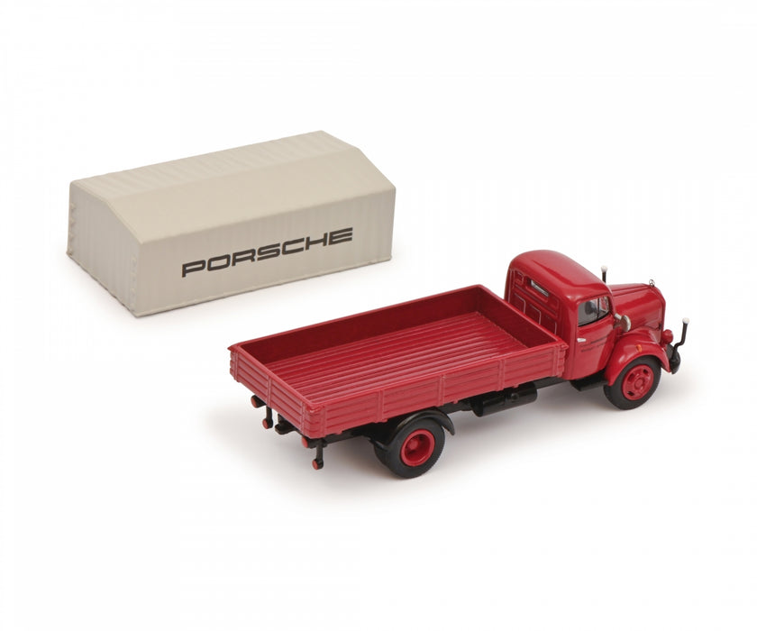 Schuco 452667800 HO Scale (1:87) Mercedes Benz L3500 Truck - Porsche