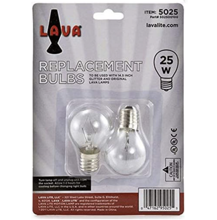 Schylling 14.5" LAVA® Lamp Replacement Light Bulb (2 Pack)