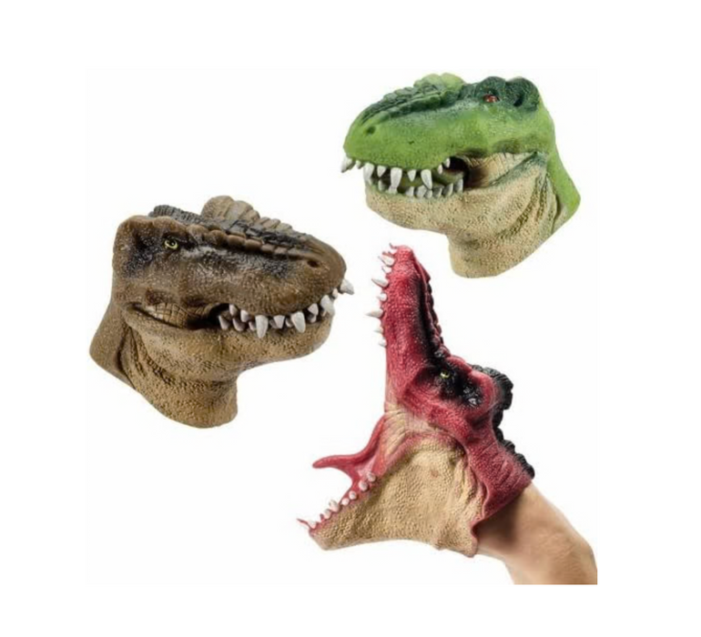 Schylling Dinosaur Hand Puppet (1 Chosen at Random)
