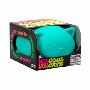 Schylling NeeDoh® Cool Cats Sensory Toy (Color Chosen at Random)