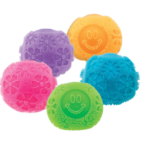 Schylling NeeDoh® Fuzz Ball Flower Power Sensory Toy (Color Chosen at Random)