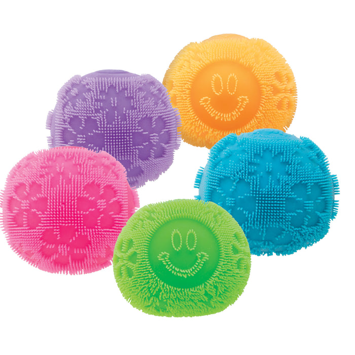 Schylling NeeDoh® Fuzz Ball Flower Power Sensory Toy (Color Chosen at Random)