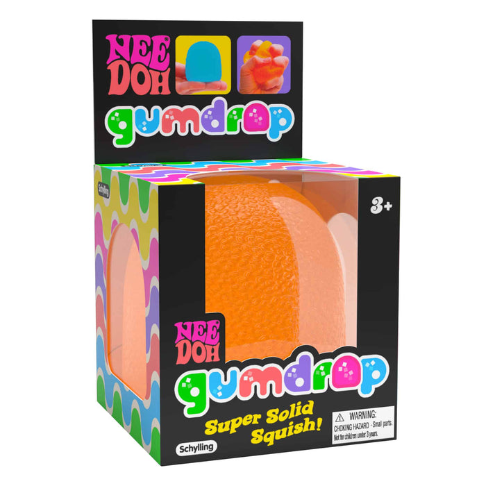 Schylling NeeDoh® GUMDROP Super Solid Squish Sensory Toy (Color Chosen at Random)