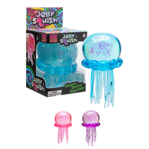 Schylling NeeDoh® Jellysquish Sensory Toy (Color Chosen at Random)
