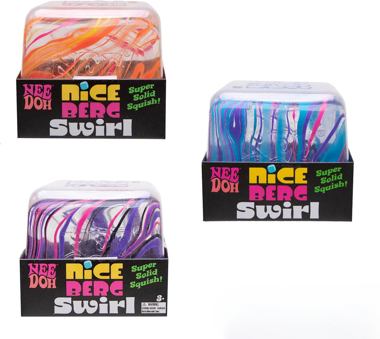 Schylling NeeDoh® Nice Berg Swirl Sensory Toy (Color Chosen at Random)