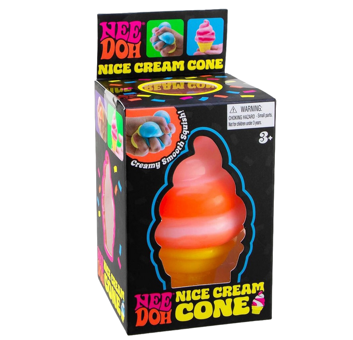 Schylling NeeDoh® Nice Cream Cone Sensory Toy (Color Chosen at Random)