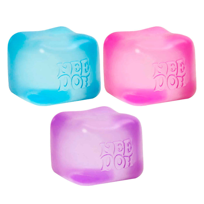Schylling NeeDoh® NICE CUBE Sensory Toy (Color Chosen at Random)