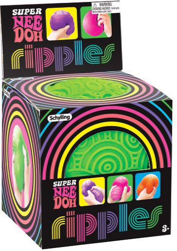 Schylling Super NeeDoh® Ripples Sensory Toy (Color Chosen at Random)