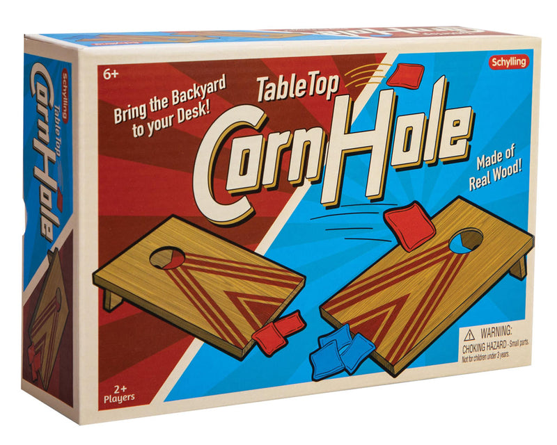 Schylling Wooden Table Top Corn Hole Game