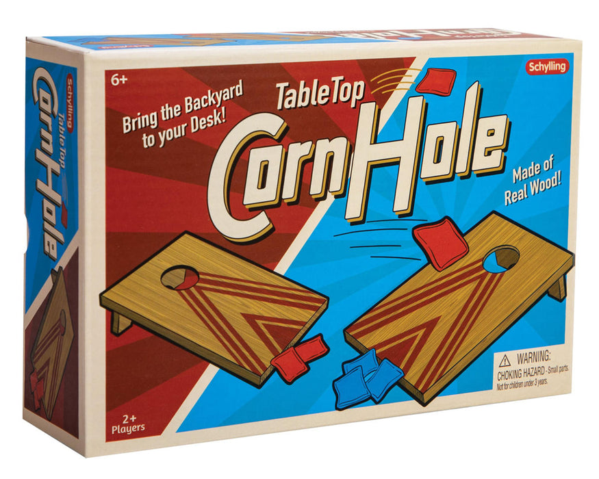 Schylling Wooden Table Top Corn Hole Game