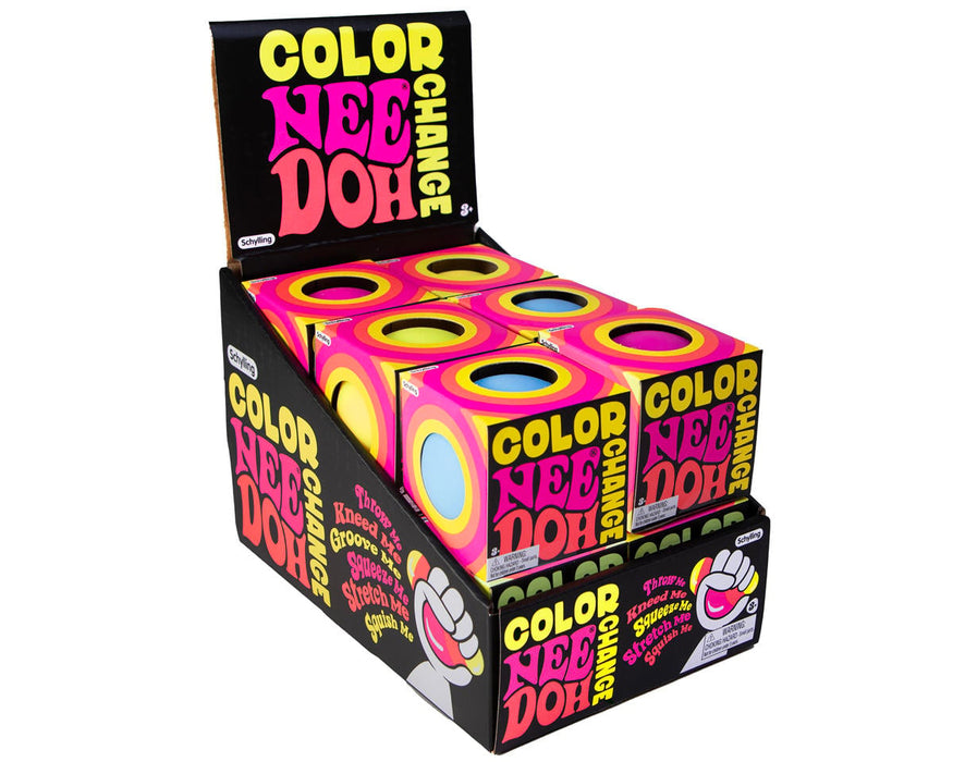 Schylling NeeDoh® Color Change Cube Sensory Toy (Color Chosen at Random)