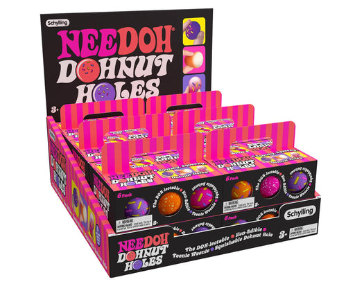 Schylling NeeDoh® Dohnut Holes Sensory Toy (Color Chosen at Random)