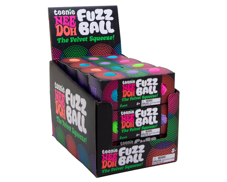 Schylling Teenie NeeDoh® Fuzz Ball Sensory Toy (3 Pack)