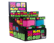 Schylling NeeDoh® Nice Cube Glow Sensory Toy (Color Chosen at Random)