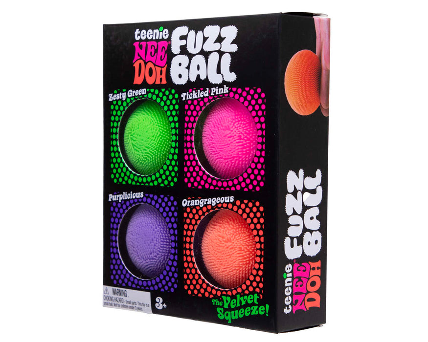 Schylling Teenie NeeDoh® Fuzz Ball Sensory Toy (4 Pack)
