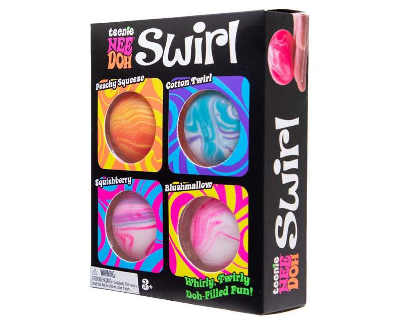 Schylling Teenie NeeDoh® Swirl Sensory Toy (4 Pack)