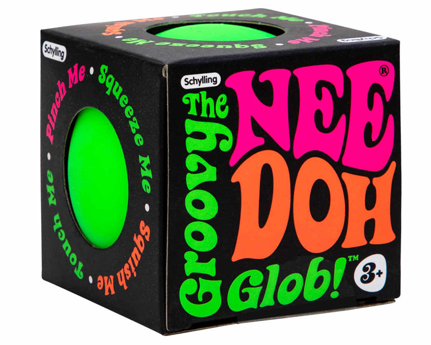 Schylling NeeDoh® The Groovy Glob™ Sensory Toy (Color Chosen at Random)