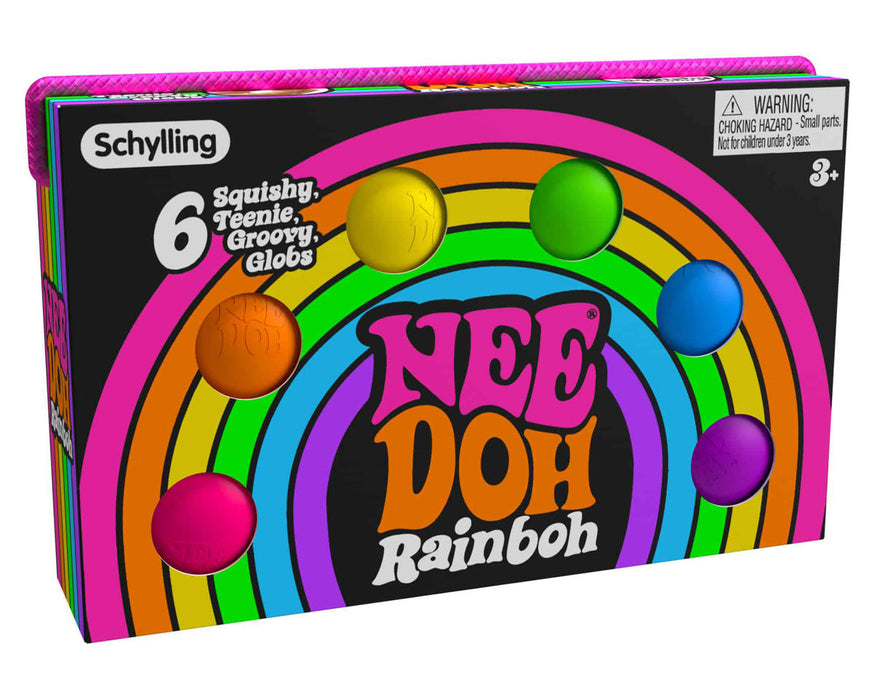 Schylling NeeDoh® Rainboh Sensory Toy (6 Pack)