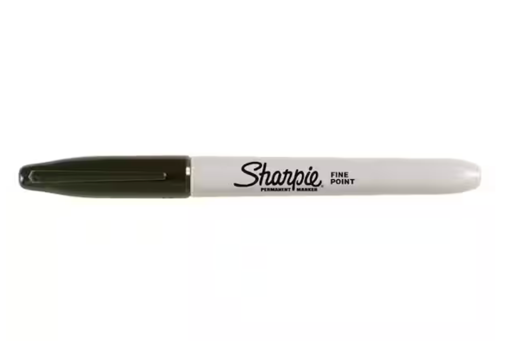 Sharpie Fine Black Sharpie Marker (Single) — White Rose Hobbies