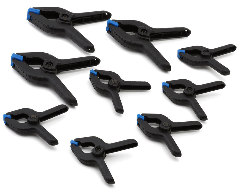 Shesto Limited PCL3000 Model Craft (2"/3") Nylon Grip Spring-Loaded Clamps Set