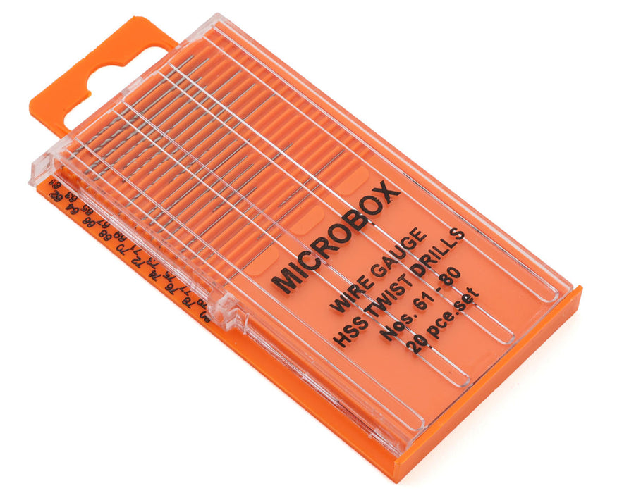 Shesto Limited PDR4004 Model Craft Microbox HSS Twist #61-80 Drill Bit Set (20 Pack)