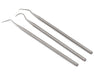 Shesto Limited PDT5197/3 Model Craft Stainless Steel Dental Pick Probes Set (3 Pack)
