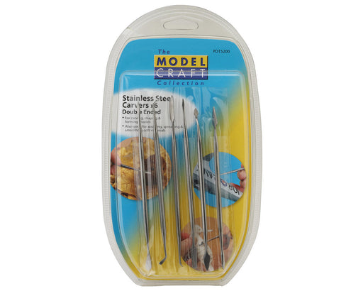 Shesto Limited PDT5200 Model Craft Stainless Steel Double-Ended Carvers Set (6 Pack)