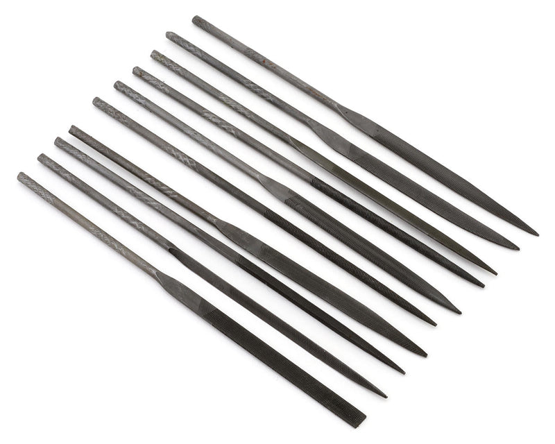 Shesto Limited PFL6001 Model Craft Medium Cut Needle File Set (10 Pack)