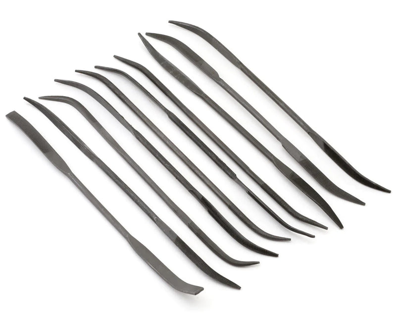 Shesto Limited PFL6003 Model Craft Double Ended Riffler Medium Cut Files Set (10 Pack)