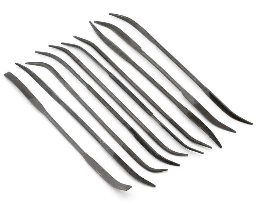 Shesto Limited PFL6003 Model Craft Double Ended Riffler Medium Cut Files Set (10 Pack)
