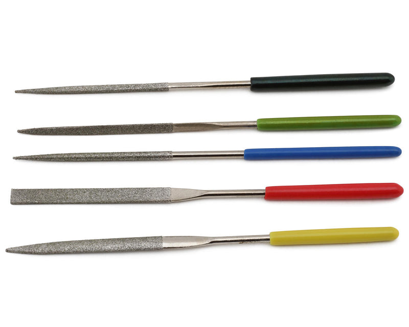 Shesto Limited PFL6007 Model Craft 100mm Mini Diamond File Set (5 Pack)