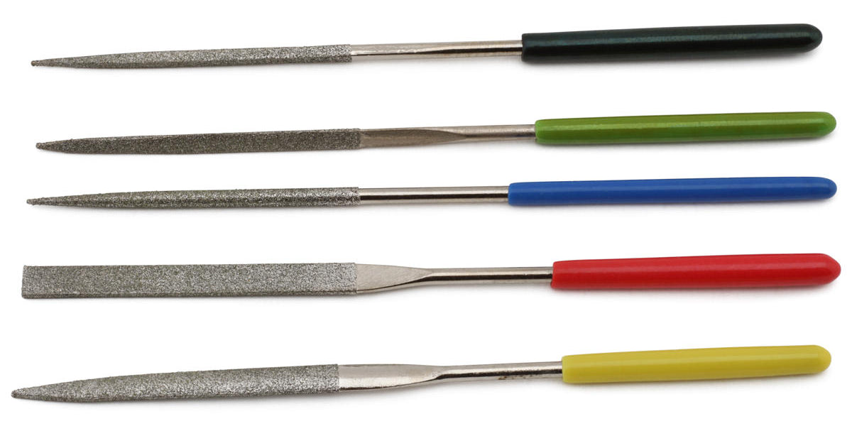 Shesto Limited PFL6007 Model Craft 100mm Mini Diamond File Set (5 Pack ...