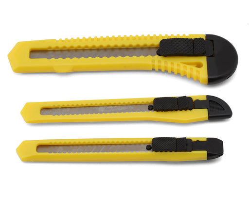 Shesto Limited PKN1003 Model Craft Razor Retractable Snap-Blade Knife Set (3 Pack)