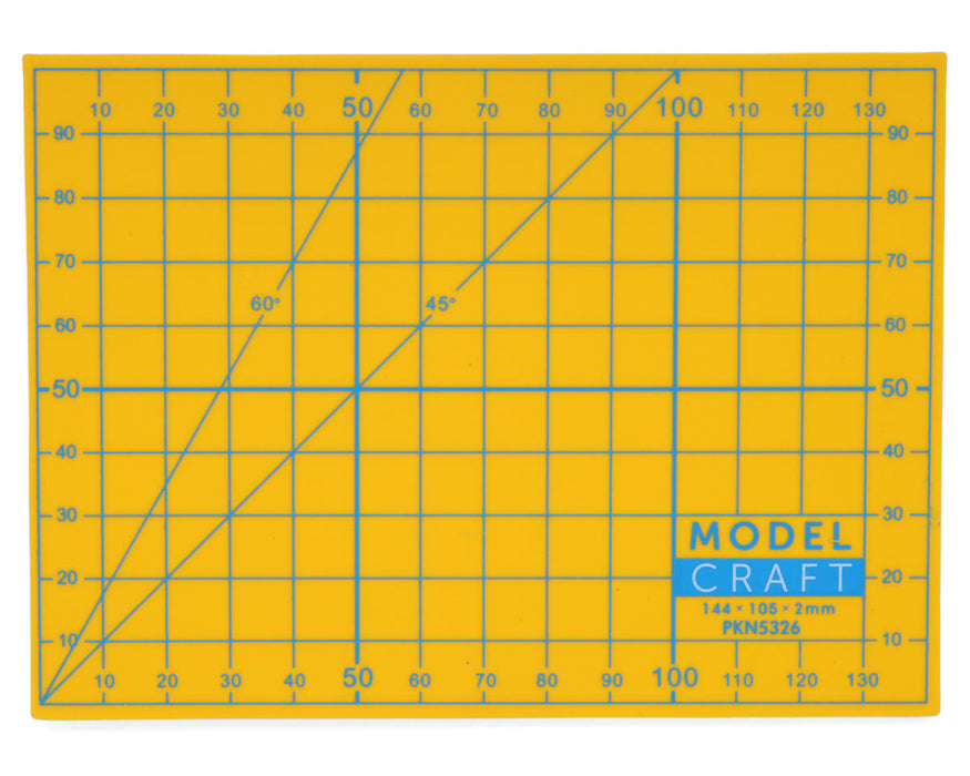 Shesto Limited PKN5326 Model Craft Yellow A6 (5.66x4.13") Self-Healing Cutting Mat