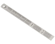 Shesto Limited PRU1006 Model Craft 6" Stainless Steel Ruler