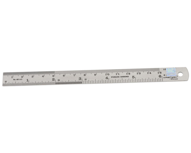 Shesto Limited PRU1006 Model Craft 6" Stainless Steel Ruler