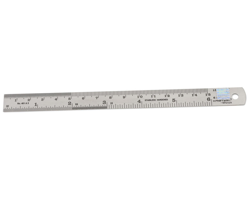 Shesto Limited PRU1006 Model Craft 6" Stainless Steel Ruler