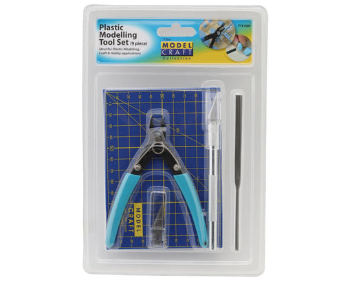 Shesto Limited PTK1009 Model Craft 9 Piece Starter Plastic Modeling Tool Set